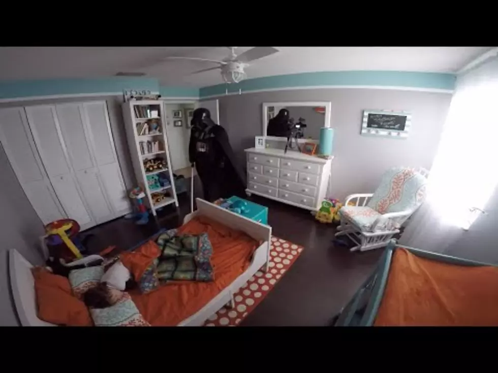 Darth Dad Tries to Scare His 2-Year-Old Son [Video]