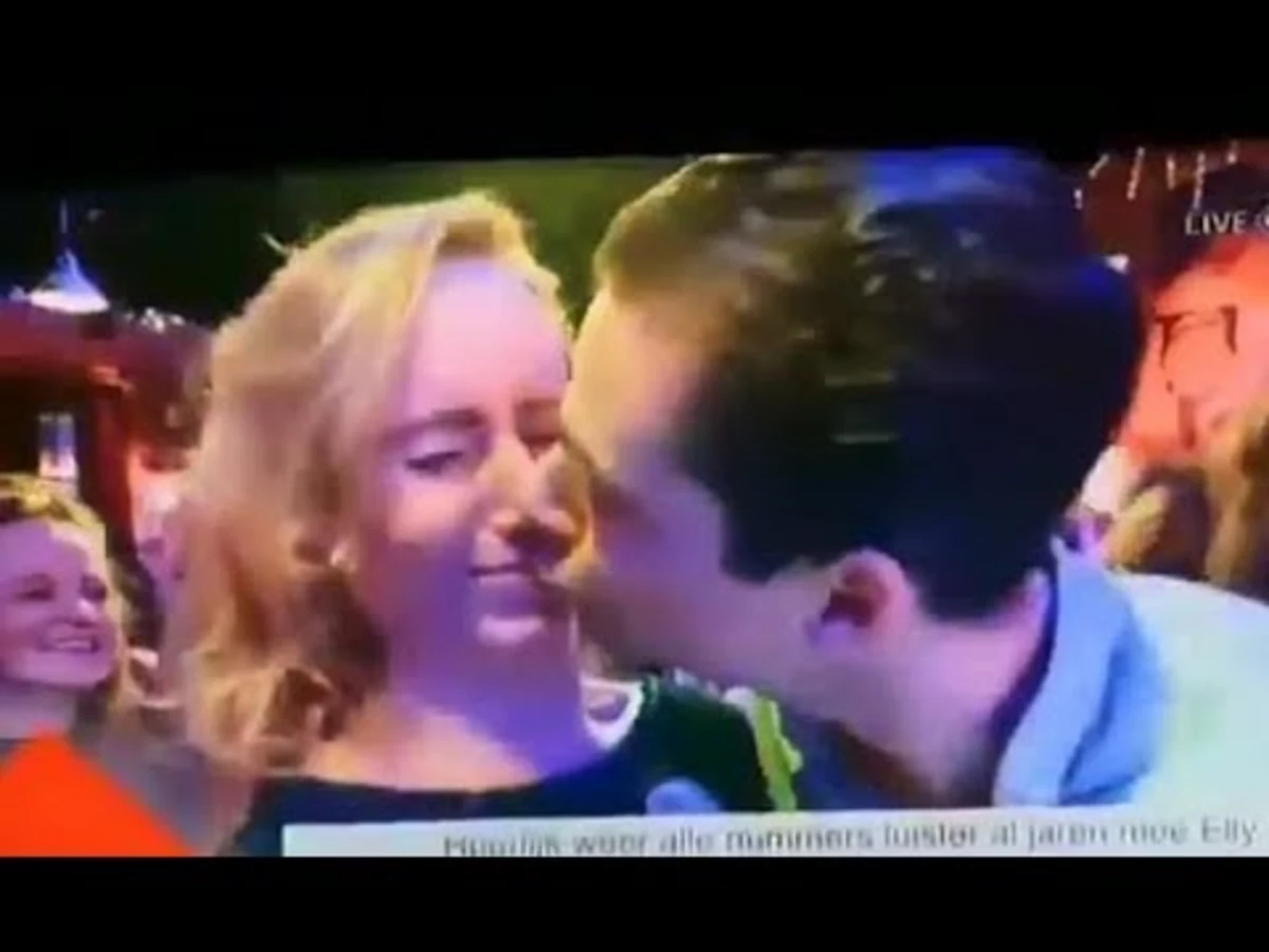 The Most Awkward NYE Kiss You Will Ever Witness [Video]