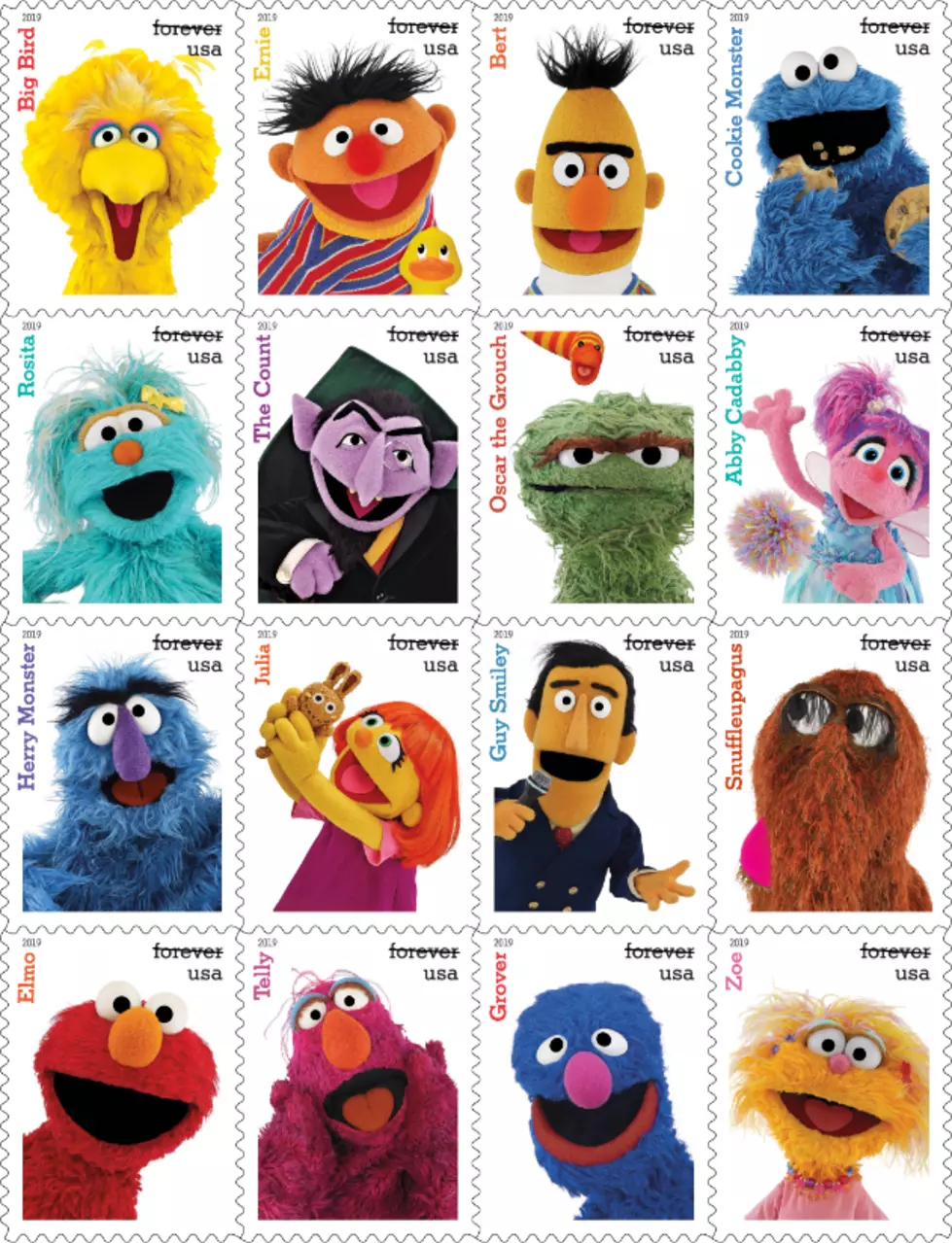 Sesame Street One of Three New Stamp Sets Released This Year