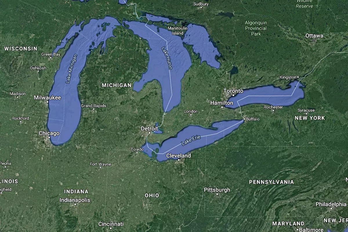 Район великих американских озер. Озеро Гурон местоположение. Великие американские озера. Великие озера на карте. Район великих озер.