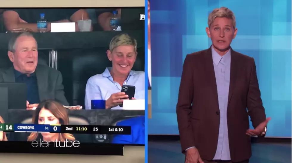 Are You Mad That Ellen Sat Next To George W. Bush?