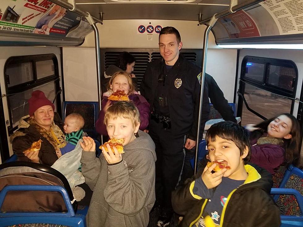 KZOO DPS Throws Impromptu Pizza Party For Stranded Bus Sat Night