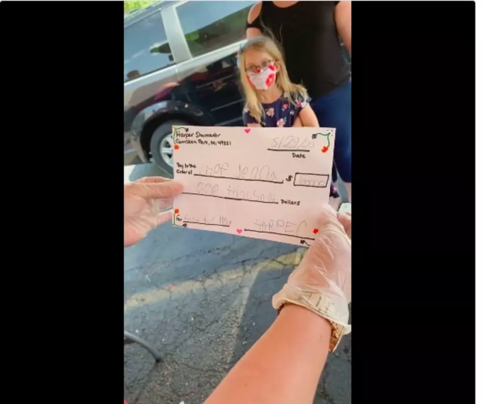 This Little Girl From West MI Raised $1,000 to Feed Frontline Workers