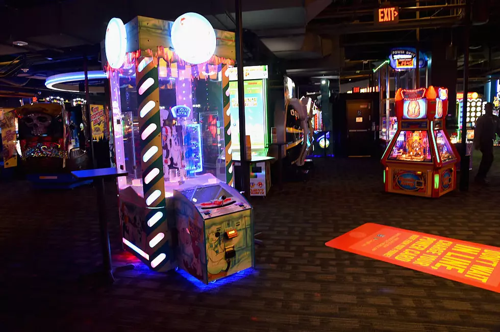 Having a blast at Dave & Buster's arcade!!
