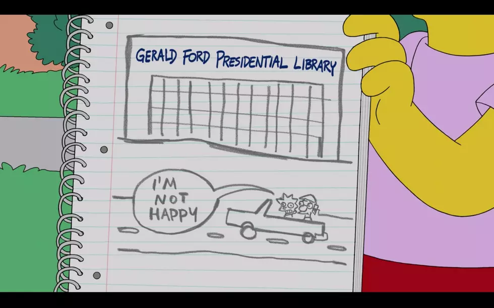 Simpsons Make Fun Of Gerald R. Ford Presidential Library