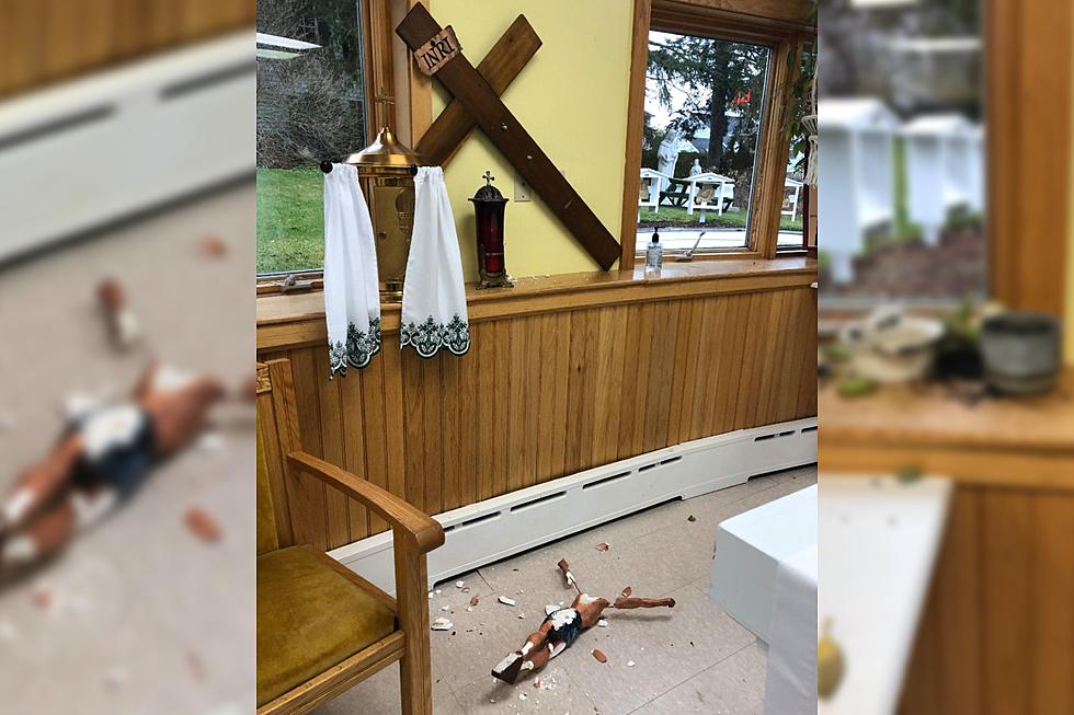 Mackinac Island Church Vandalized by a Squirrel
