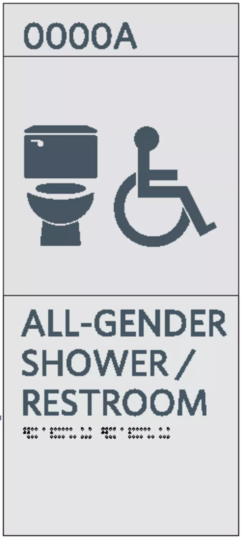 Gender Neutral Signage Courtesy Spectrum Health