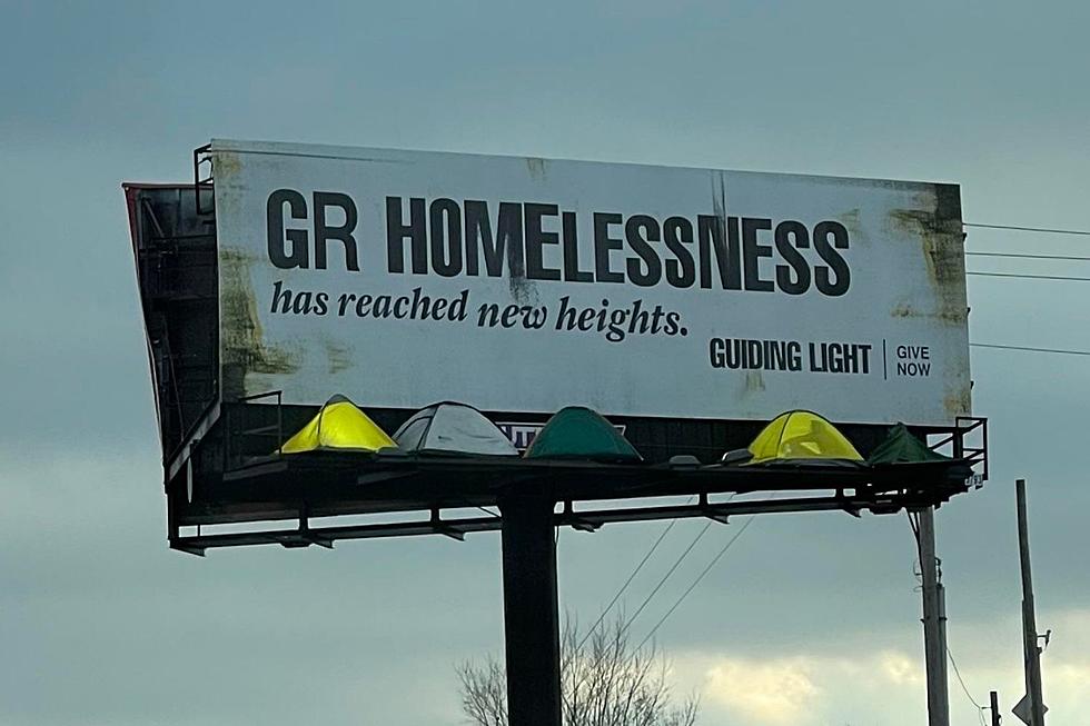 Are Homeless People In Grand Rapids Now Living on A Billboard?