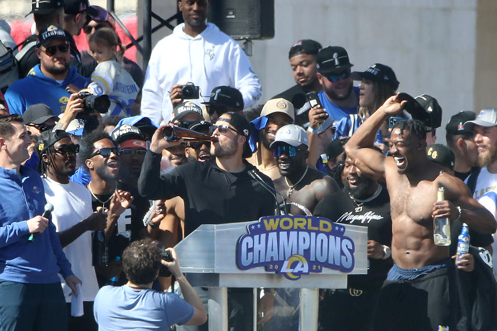 Super Bowl Buzz: Matthew Stafford Lets Loose At Victory Parade