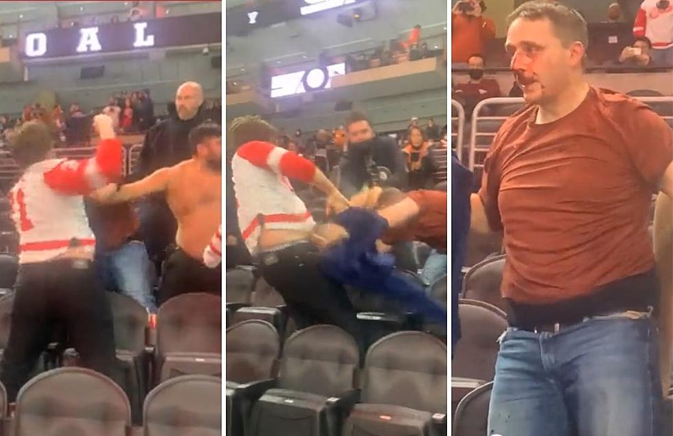 Video: Red Wings Fan Throws Haymakers During A Fight In The Stands