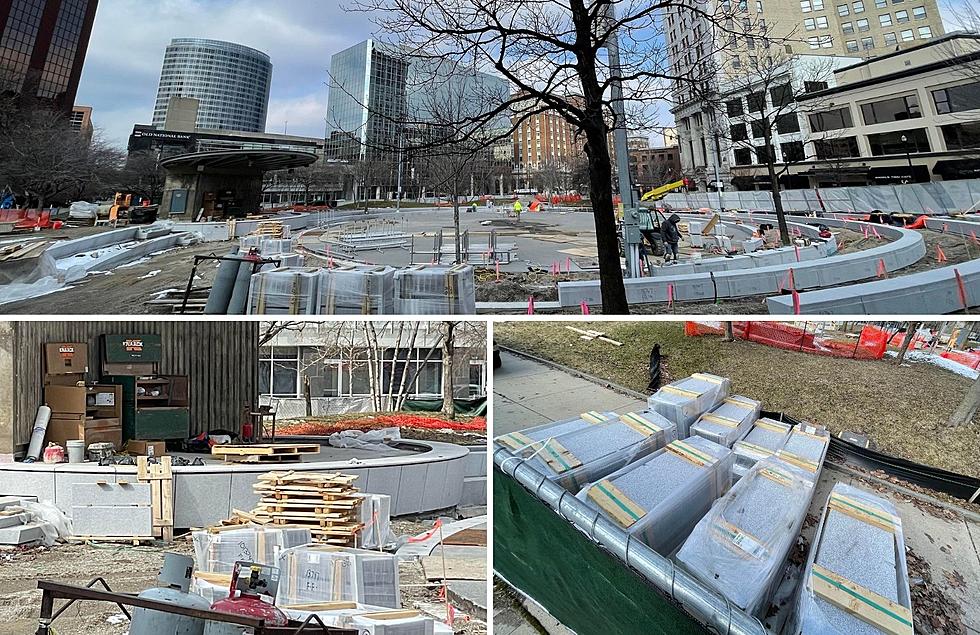 PICS: Work On Rosa Parks Circle In Downtown Grand Rapids Is Ahead Of Schedule.. Sort Of