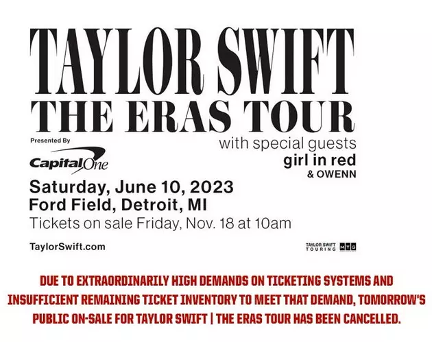Taylor Swift announces 'The Eras Tour' date for Detroit