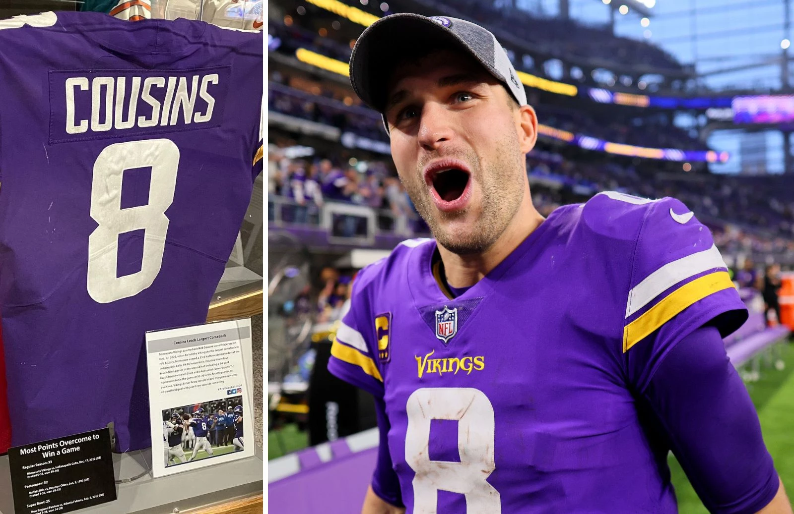 Vikings seal biggest comeback in NFL HISTORY from 33-0 down at