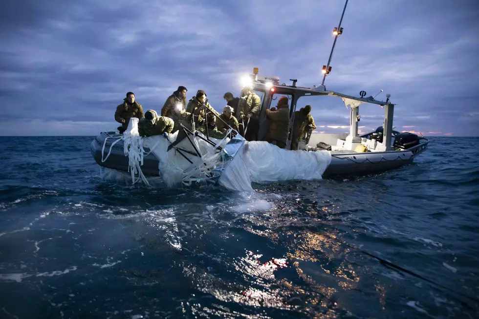 Recovery of High Altitude Surveillance Balloon Off South Carolina Coast