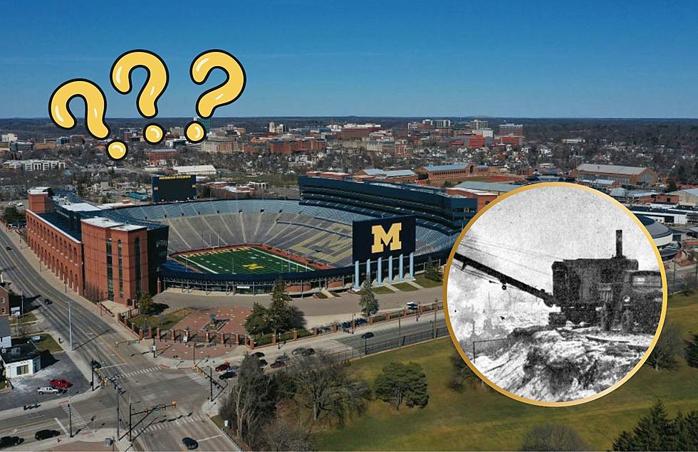 Is There Actually A Crane Buried Below The Big House in Ann Arbor?