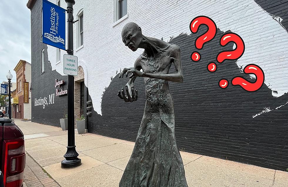What’s the Deal with ‘The Gatherer’ Statue in Downtown Hastings, Michigan?