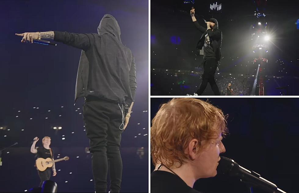 Detroit Crowd ‘Loses Themselves’ when Ed Sheeran Invites Eminem Out On Stage