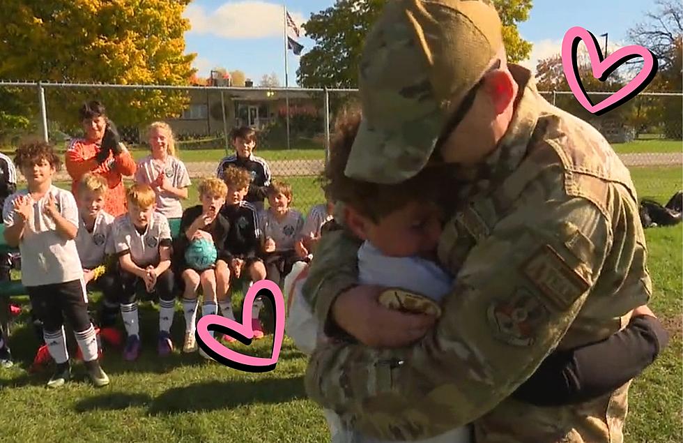 West Michigan Military Dad Surprises Family at Soccer Game