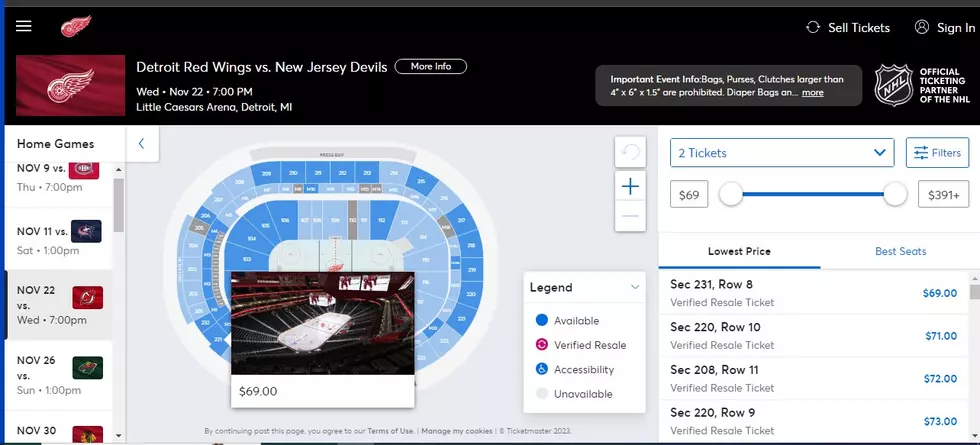 Detroit Red Wings Ticket Prices
