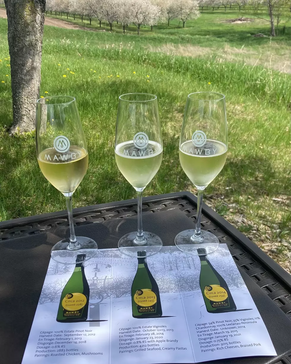 wine samples ay mawby in suttons bay