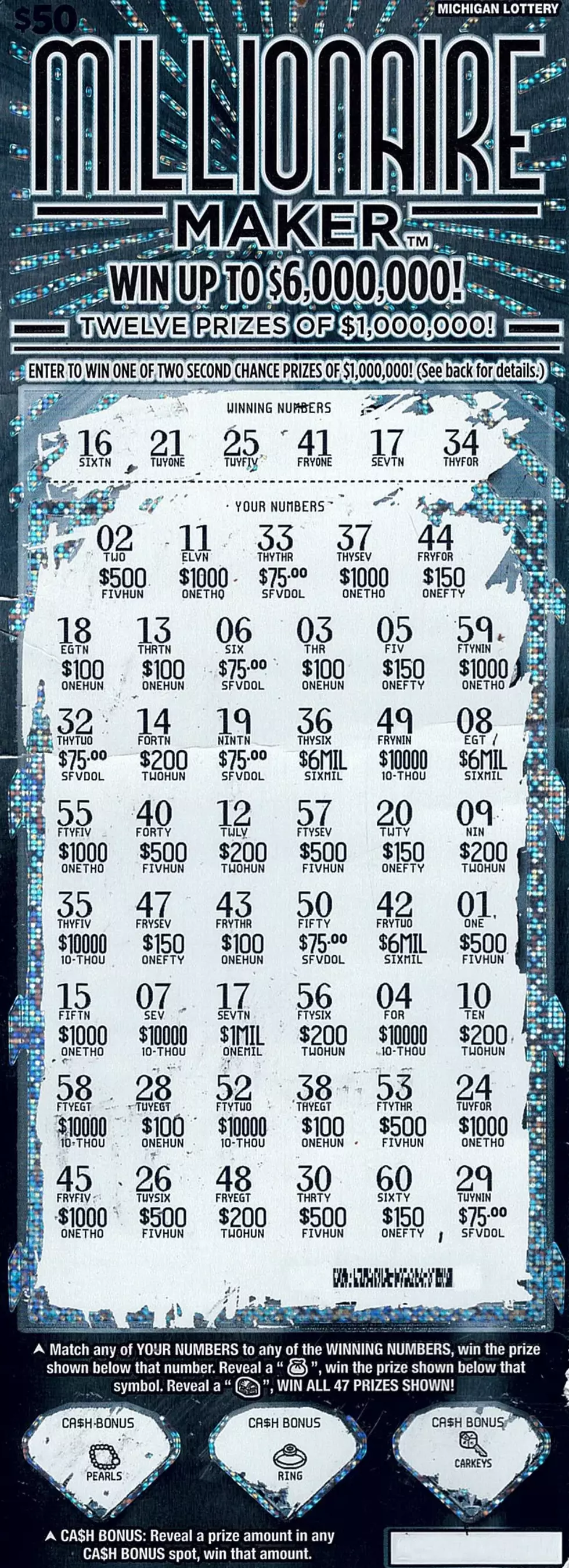 Credit: Michigan Lottery