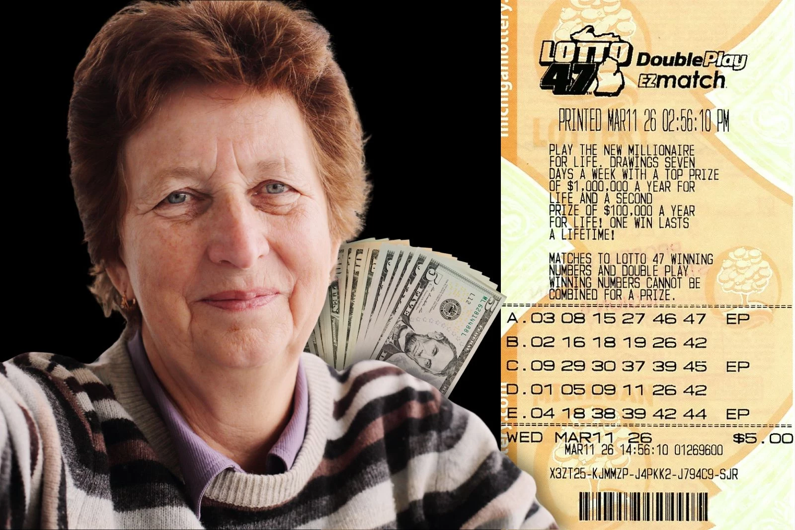 Michigan Woman Wins $1.1 Million Playing Lotto 47 Since 2005