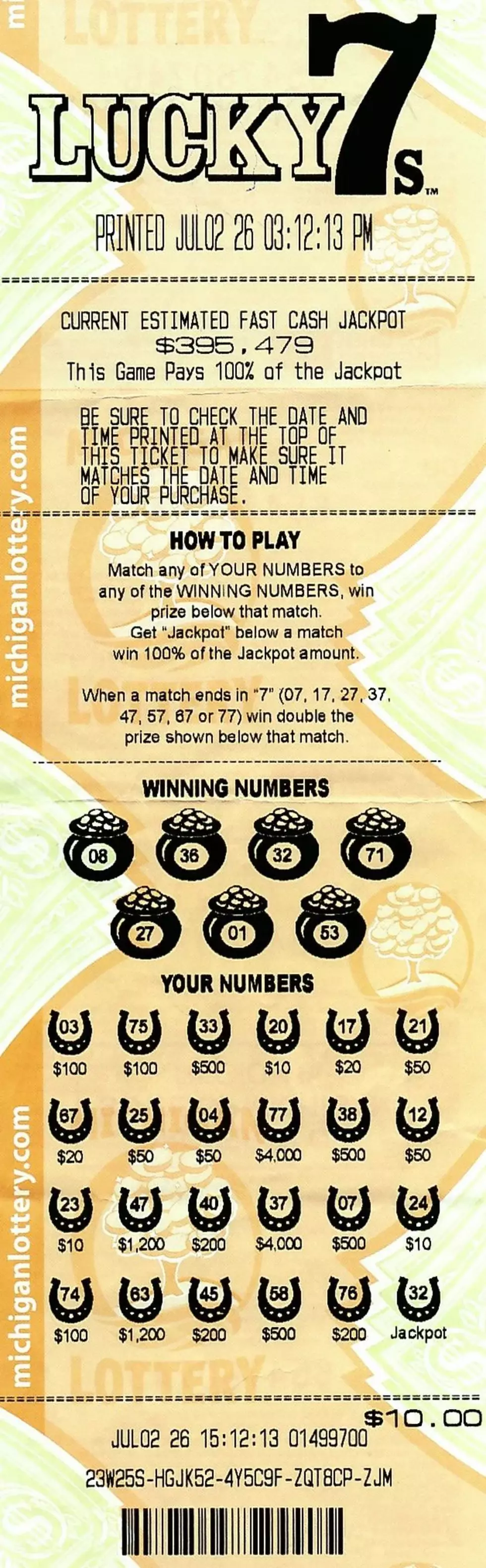Credit: Michigan Lottery