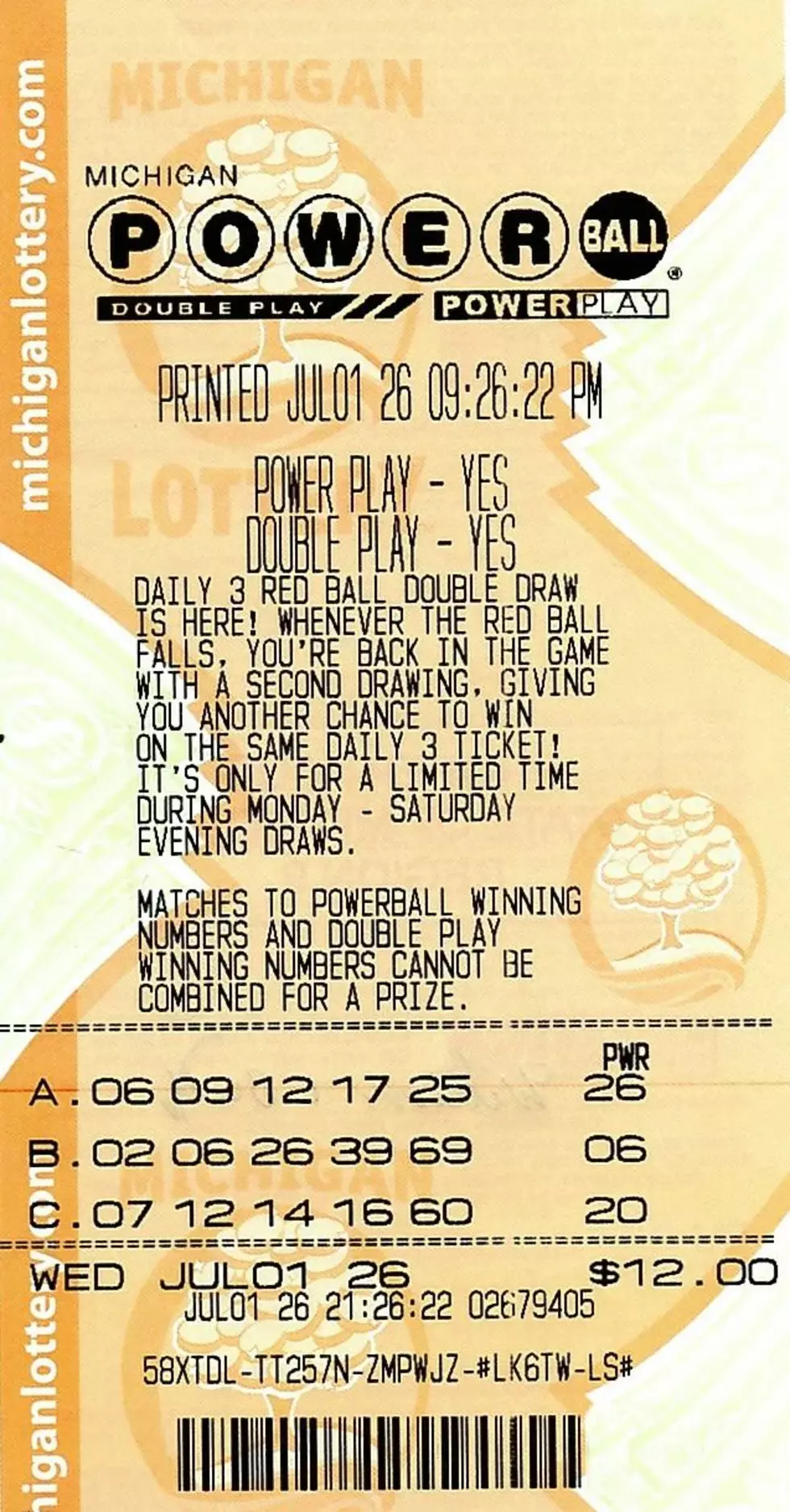 Credit: Michigan Lottery