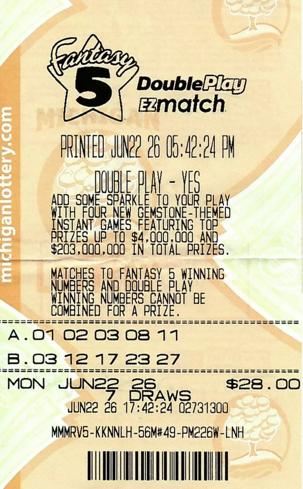 Credit: Michigan Lottery