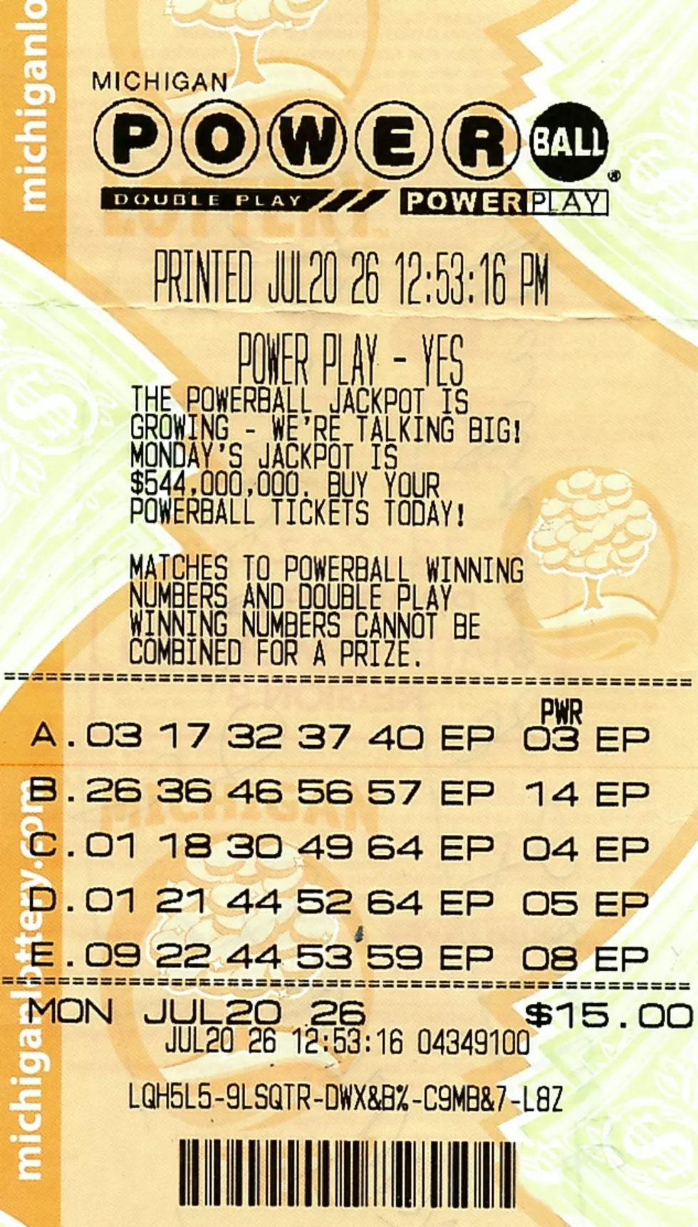 Credit: Michigan Lottery