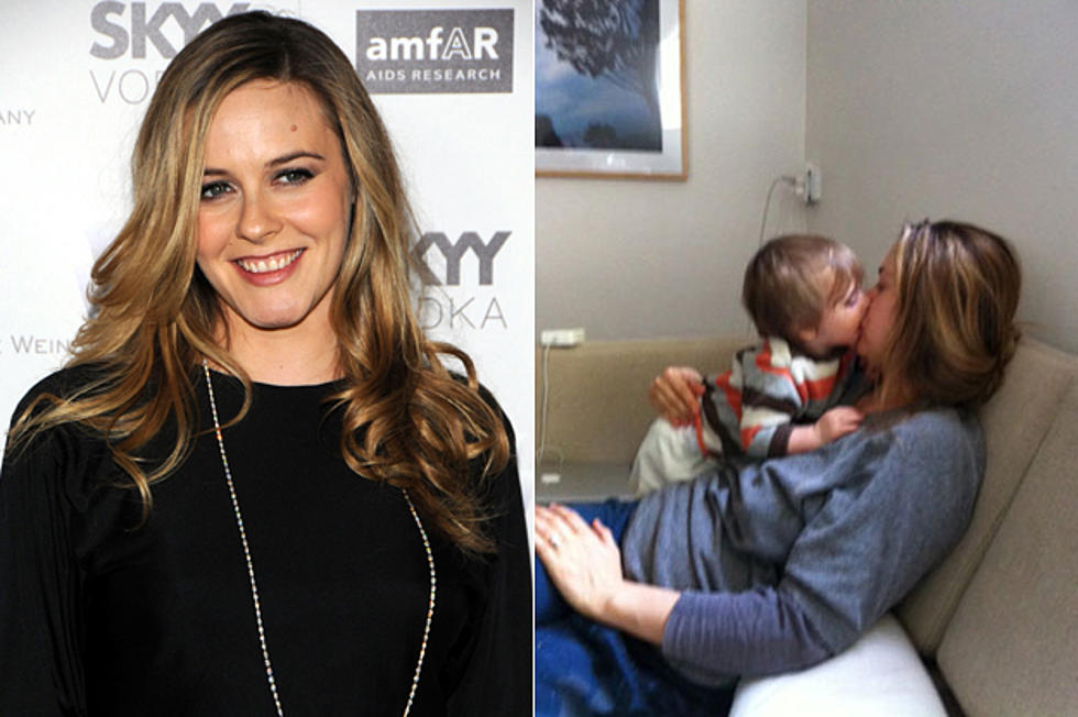 Alicia Silverstone Feeds Her Son Bear&#8230;Like a Bird