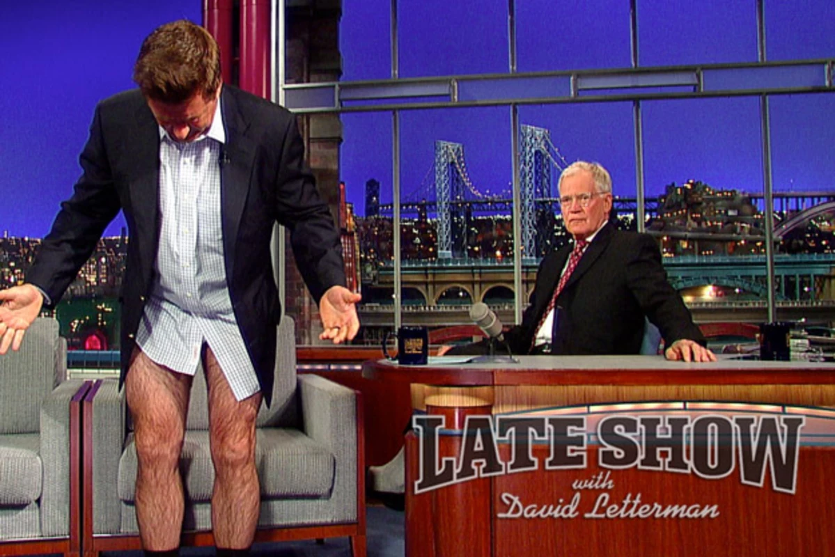 Alec Baldwin and David Letterman Pull Their Pants Down on 'Late Show&a...