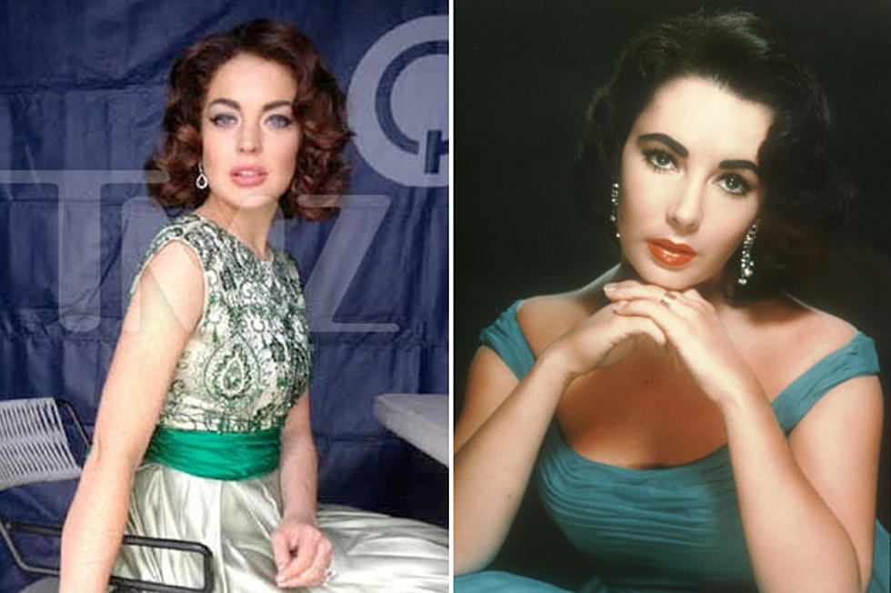 You Decide: Does Lindsay Lohan Actually Look Like Liz Taylor?