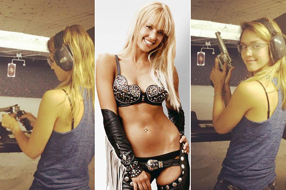 Jessica Alba Is Blond And Packing Heat For Sin City 2
