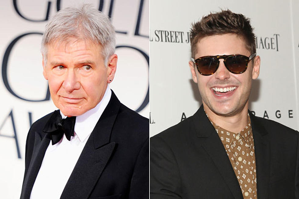 Harrison Ford’s Next Thriller Will Have Him Battling Zac Efron?!