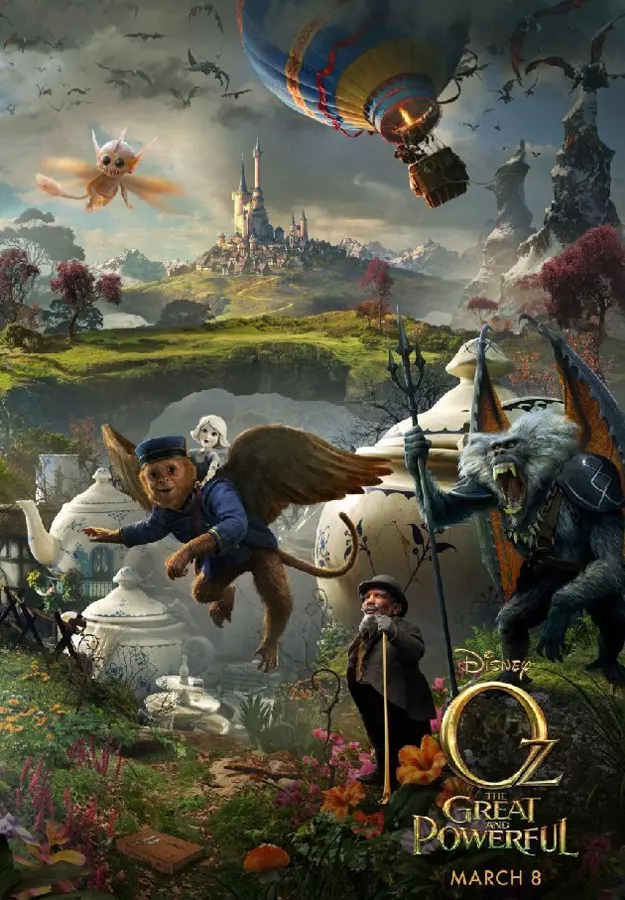 Oz the Great and Powerful' Releases a New Poster — Did Tim Burton Do This?