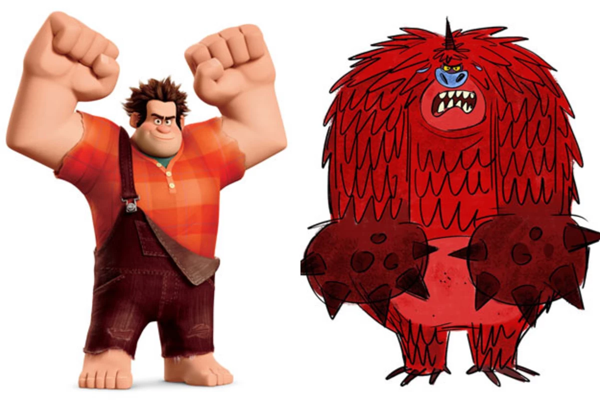 Early Movie Concept Art: 'Wreck-It Ralph's' Monstrous Concep...