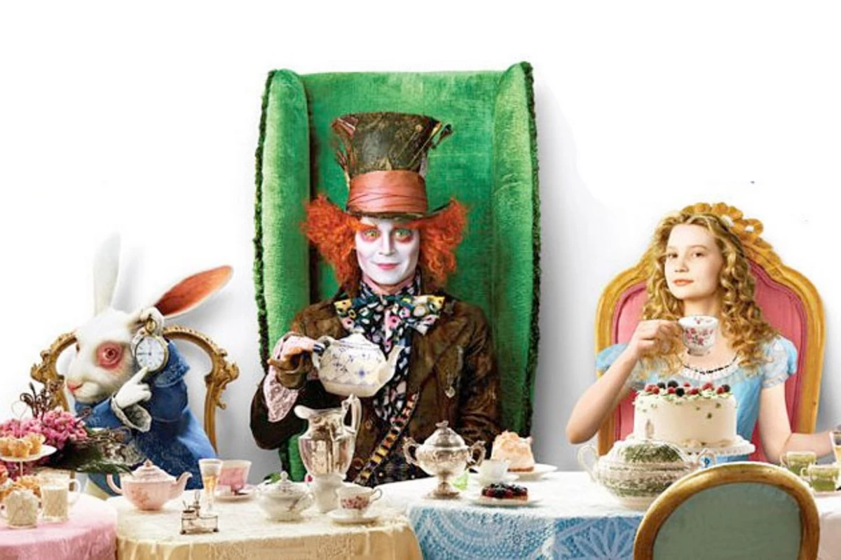 Алиса в стране чудес тим Бертон чаепитие