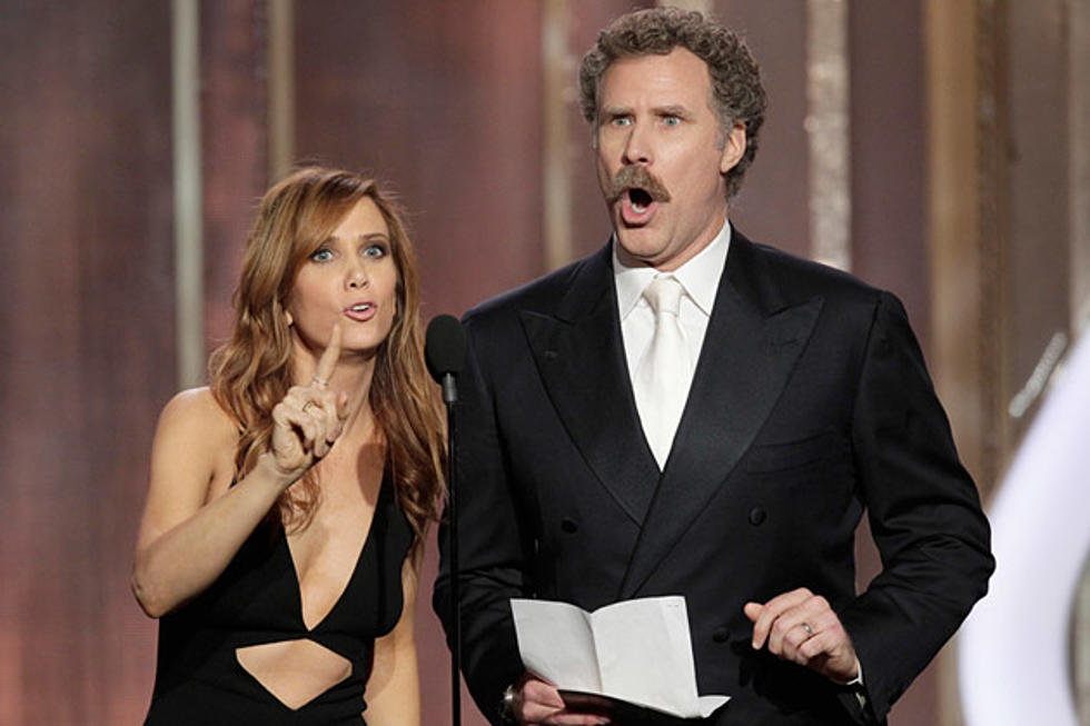 Watch Will Ferrell and Kristen Wiig’s Hilarious Bit at the 2013 Golden Globes
