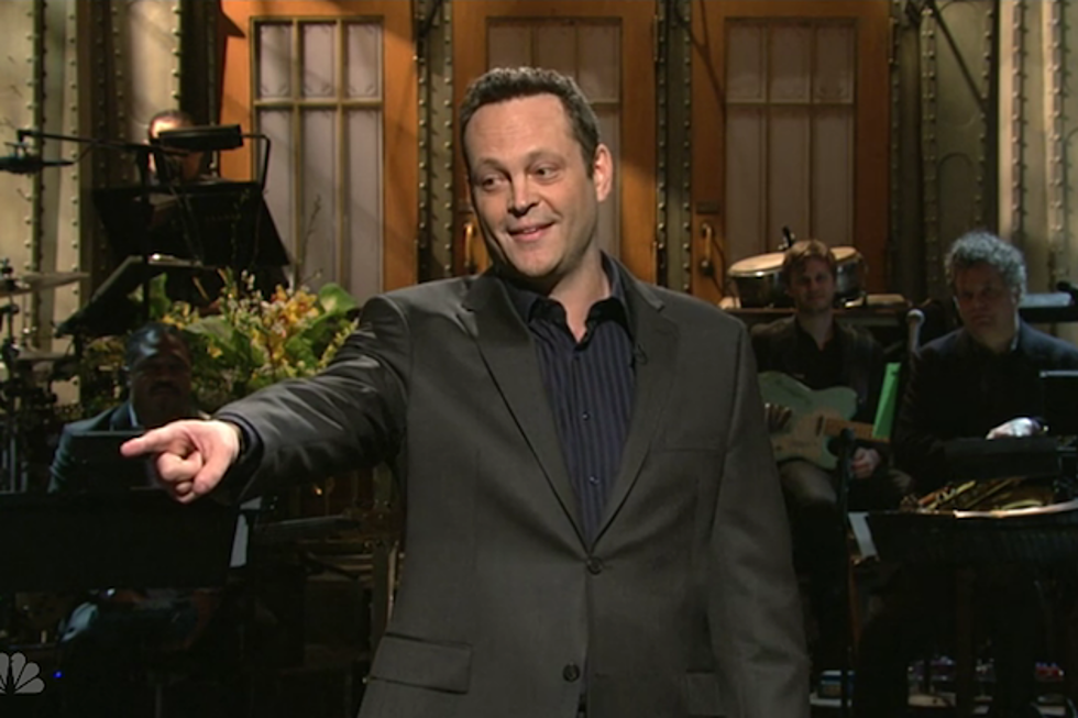 SNL: Vince Vaughn Mingles With the Audience