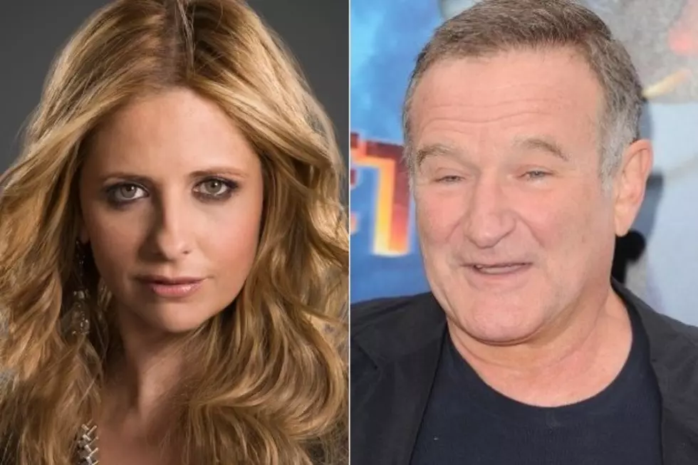 &#8216;The Crazy Ones&#8217; First Look: Sarah Michelle Gellar and Robin Williams On Set