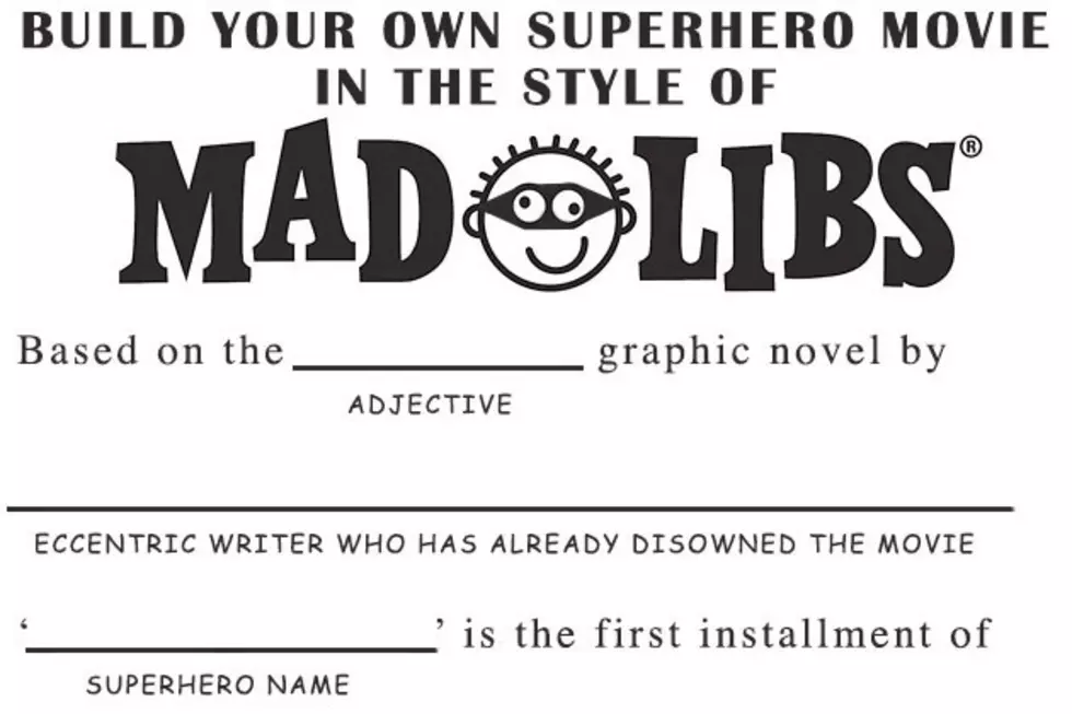 Make Your Own Superhero Movie, Mad Libs-Style