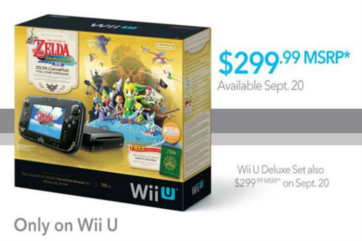 The Legend of Zelda: The Wind Waker HD Wii U Bundle Coming in September