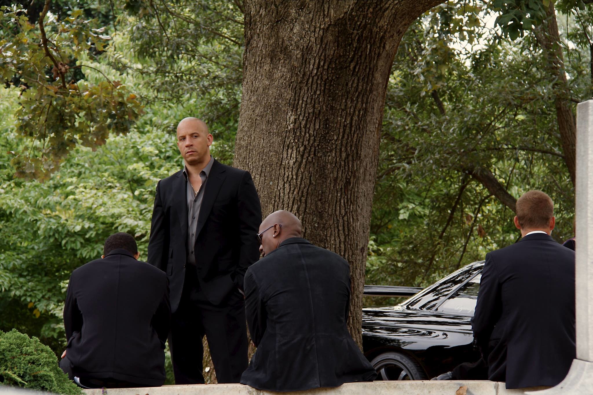 Fast and Furious 7′: Vin Diesel Teases a Funeral Scene in New Image