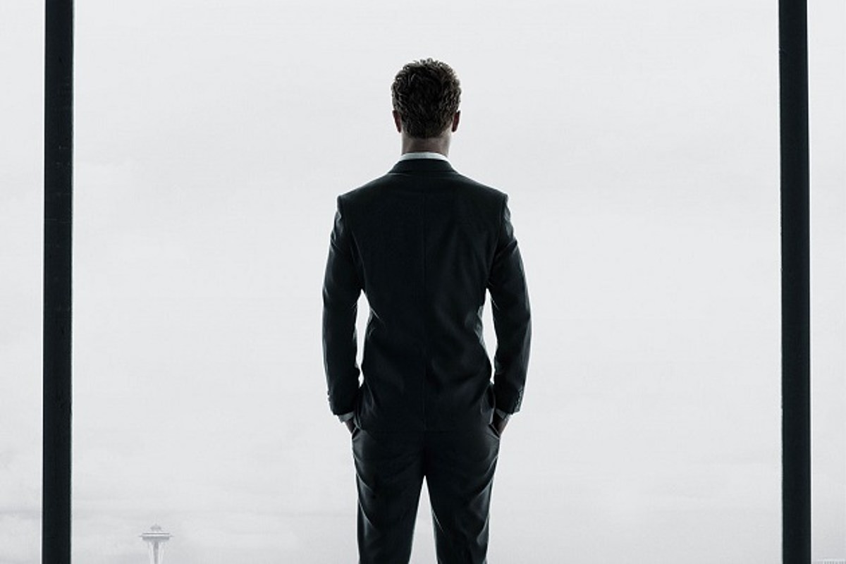 First Teaser Poster for 'Fifty Shades of Grey' .