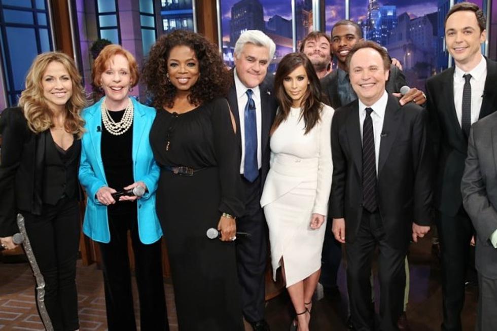 Jay Leno Says Goodbye to ‘The Tonight Show’ With Billy Crystal, Jack Black, Kim Kardashian and More