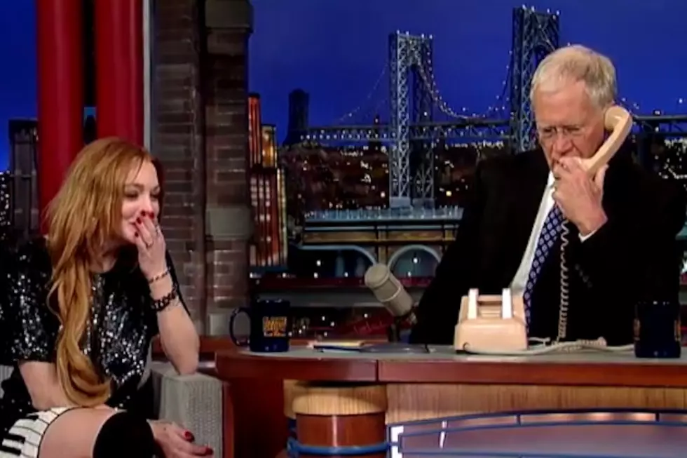 David Letterman and Lindsay Lohan Prank Called Oprah on Air