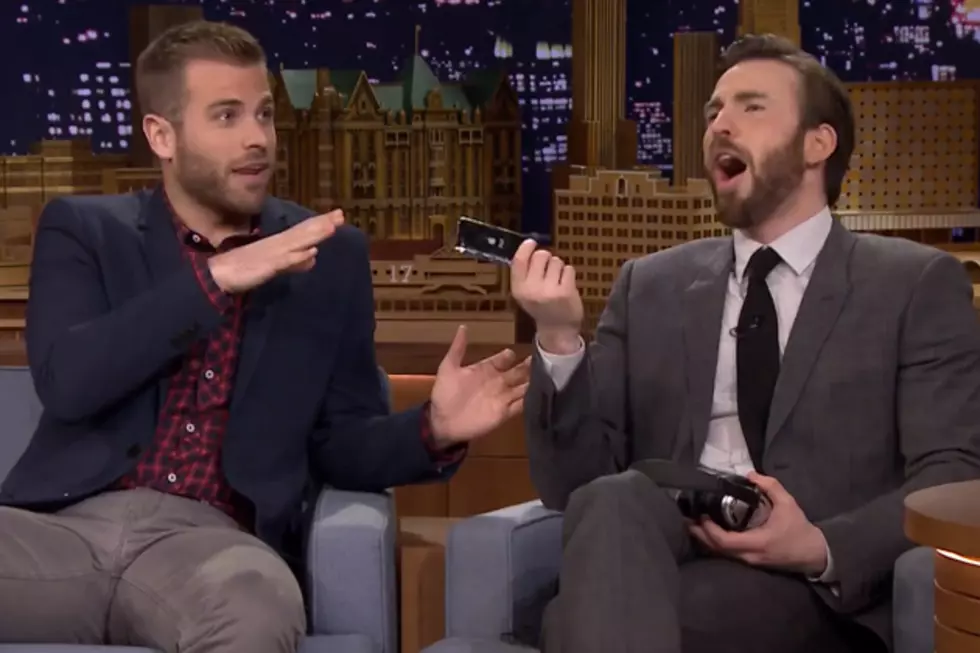 Chris Evans Talks ‘Captain America 2′ on ‘Tonight Show,’ Plays “Sibling-wed Game” With Brother