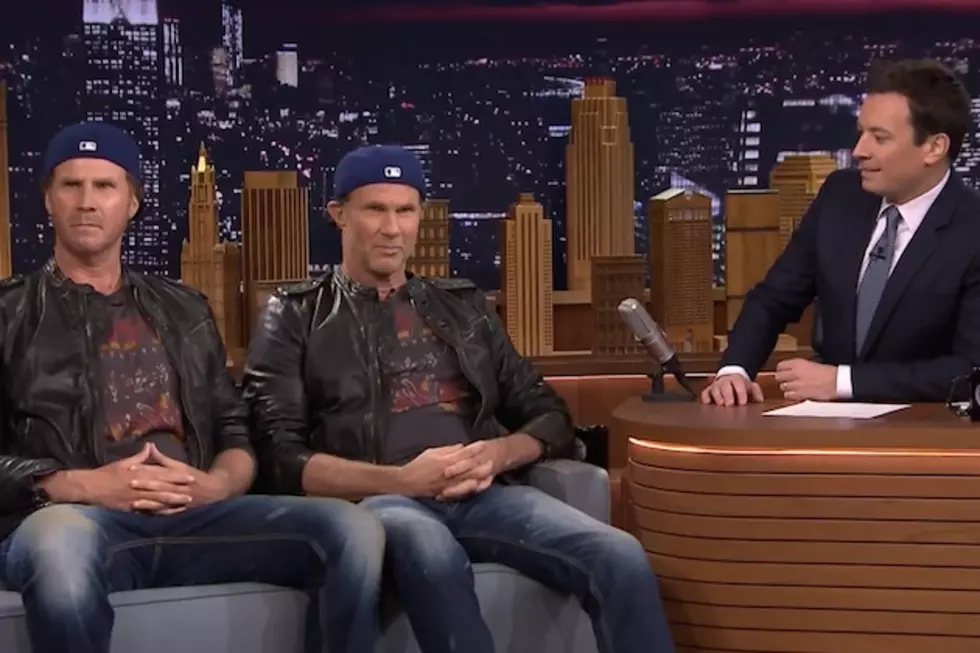 Will Ferrell and Celebrity Doppelgänger Chad Smith Hit ‘The Tonight Show’ With an Epic Drum-Off