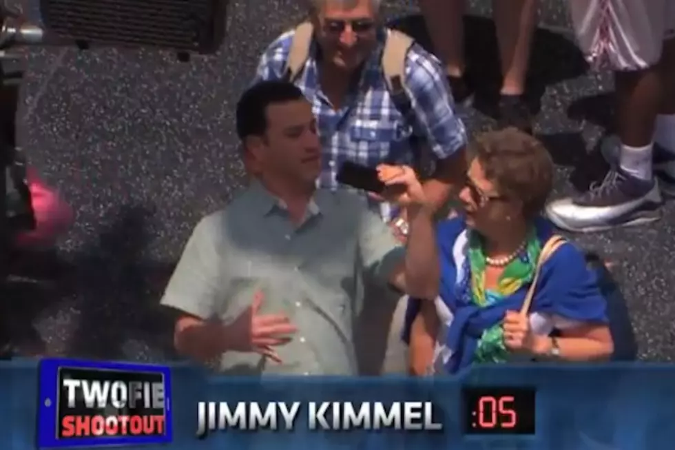 Pharrell and Jimmy Kimmel Face Off in a ‘Twofie Shootout’